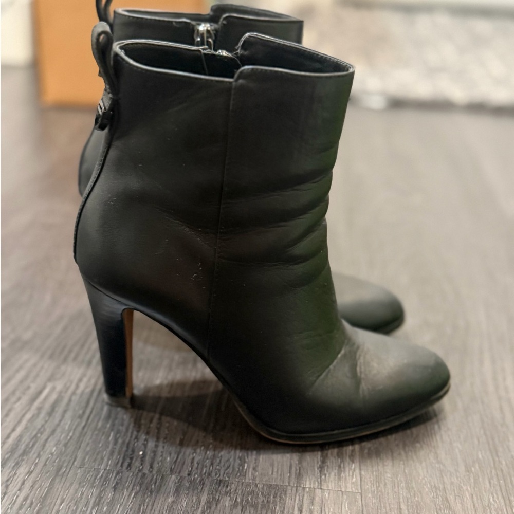COACH all leather Ankle Boots